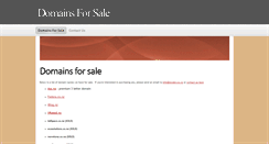 Desktop Screenshot of domainsforsale.dyndev.co.nz